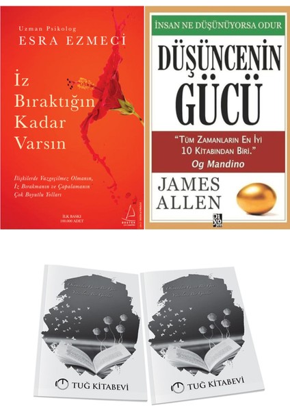 Iz Bıraktığın Kadar Varsın ve Düşüncenin Gücü + Hediyeli