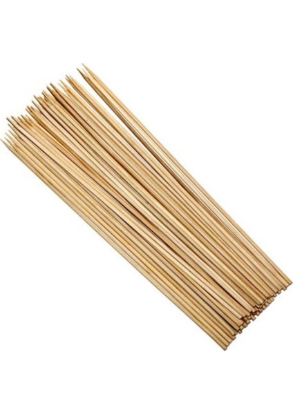 Renkli Ahşap Çöp Şiş Çubuğu 25 cm 500 Adet, 3 mm Kalınlık