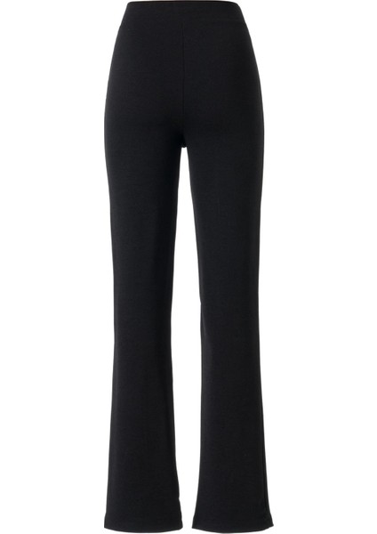 Kadın Siyah Yüksek Bel Likralı Pantolon fırsatları