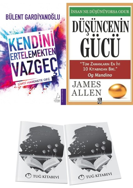 Kendini Ertelemekten Vazgeç ve Düşüncenin Gücü + Hediyeli