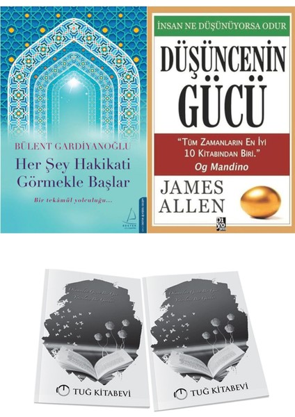 Her Şey Hakikati Görmekle Başlar ve Düşüncenin Gücü + Hediyeli