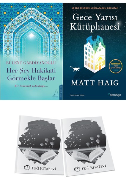 Her Şey Hakikati Görmekle Başlar ve Gece Yarısı Kütüphanesi + Hediyeli