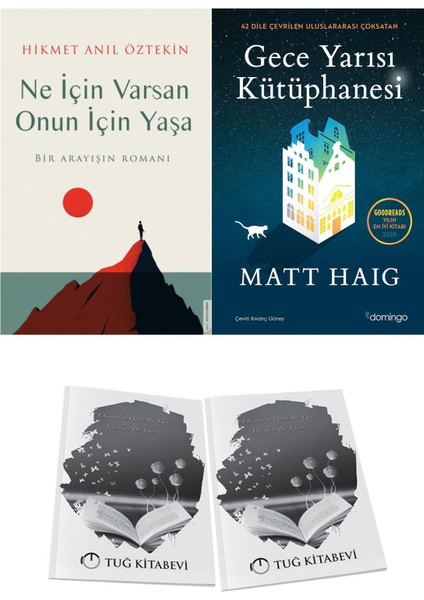 Ne Için Varsan Onun Için Yaşa ve Gece Yarısı Kütüphanesi + Hediyeli