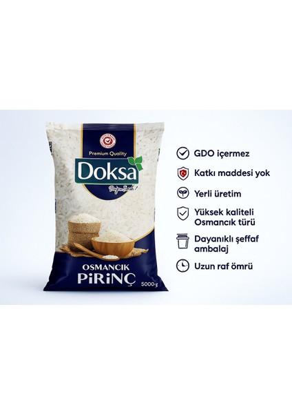 Doksa Osmancık Pirinç 5 kg fiyatları