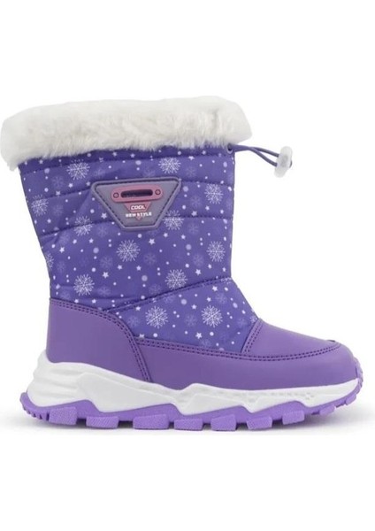 Sdney Kürklü Sıcak Astar Kız Çocuk Kar Bot