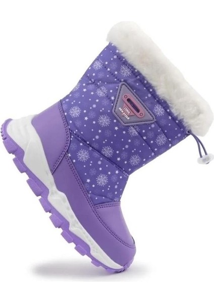 Sdney Kürklü Sıcak Astar Kız Çocuk Kar Bot fırsatları