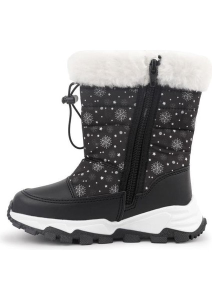 Sdney Kürklü Sıcak Astar Kız Çocuk Kar Bot modelleri