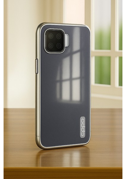 Oppo A73 Kılıf Ince Köşeleri Renkli Şeffaf Silikon