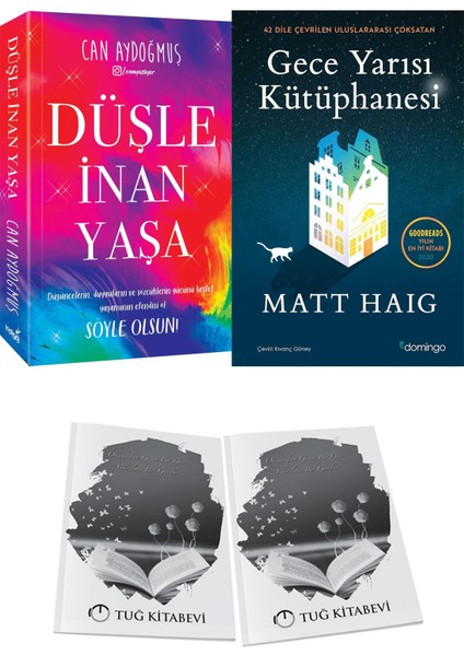 Düşle Inan Yaşa ve Gece Yarısı Kütüphanesi + Hediyeli