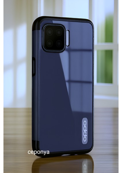 Oppo A73 Kılıf Ince Köşeleri Renkli Şeffaf Silikon