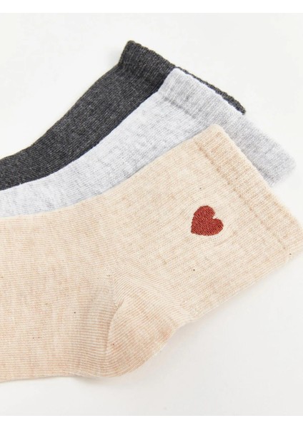 Lcw Dream Baskılı Kadın Soket Çorap 3'lü (W5) fiyatları