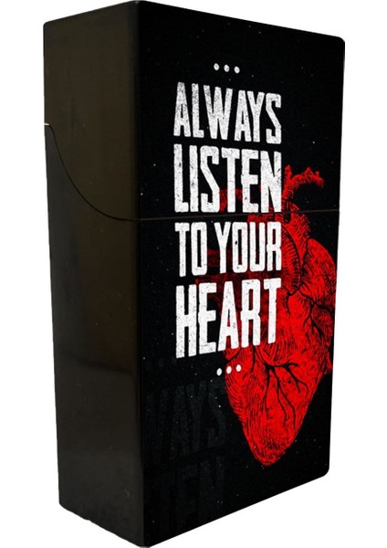 Baskılı Standart Boy Kutu, Siyah, Şık ve Kullanışlı Tasarım