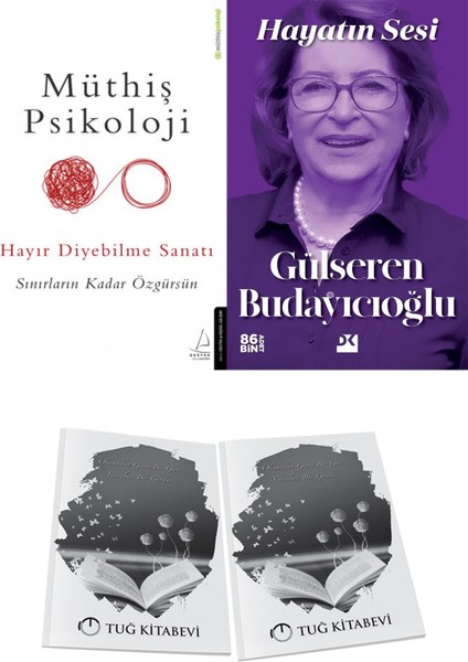 Müthiş Psikoloji Hayır Diyebilme Sanatı ve Hayatın Sesi + Hediyeli