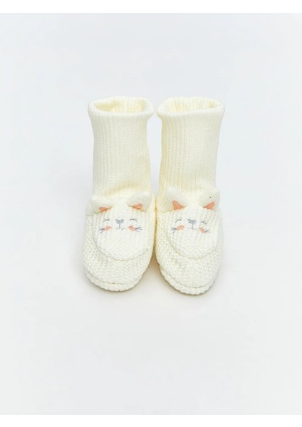 Lcw Steps Tavşan Figürlü Kız Bebek Çoraplı Ev Ayakkabısı (W5) modelleri