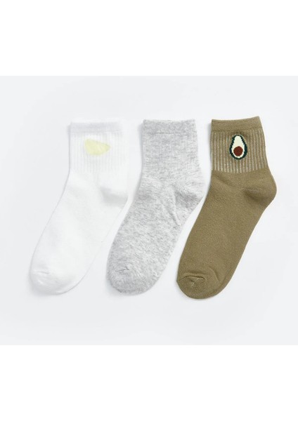 Lcw Dream Baskılı Kadın Soket Çorap 3'lü (W5)