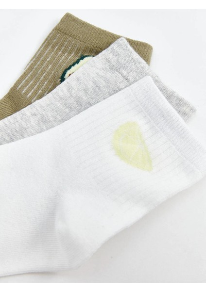 Lcw Dream Baskılı Kadın Soket Çorap 3'lü (W5) modelleri