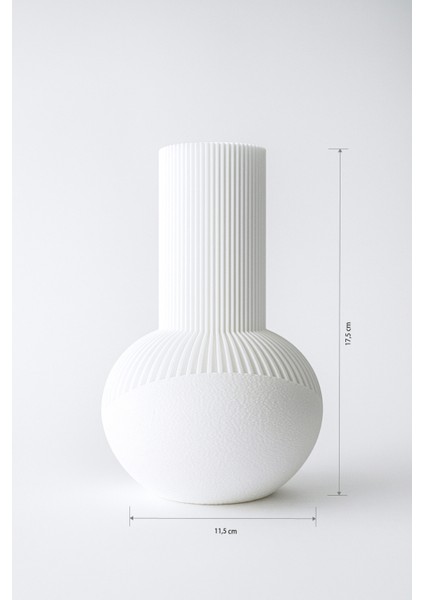 Serenity Beyaz Modern Dekoratif Vazo - 3D Baskı fırsatları