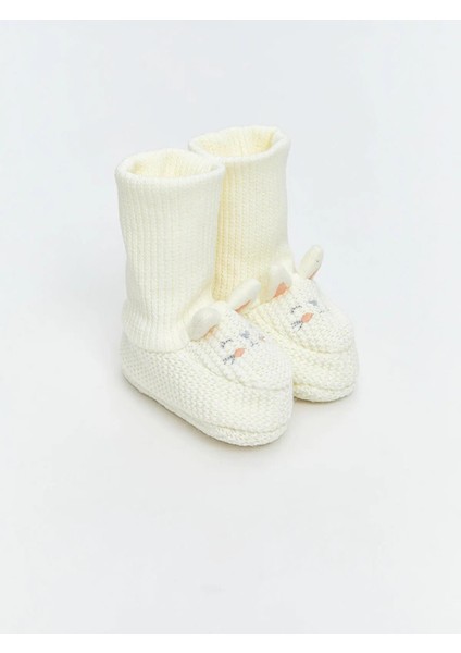 Lcw Steps Tavşan Figürlü Kız Bebek Çoraplı Ev Ayakkabısı (W5)