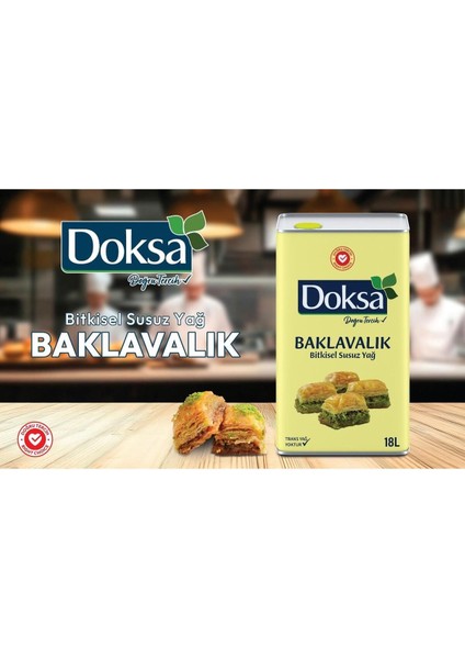 Doksa 18L Bitkisel Susuz Baklavalık Yağ fiyatları