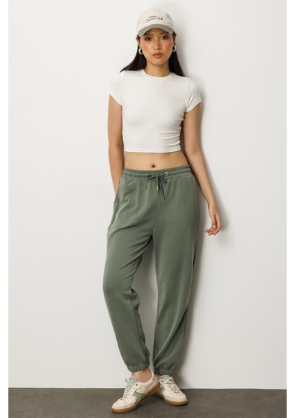 Kadın Elastik Bel Jogger Pantolon fırsatları