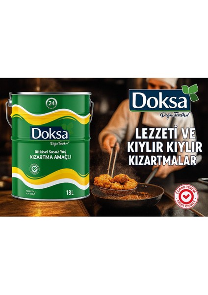 Doksa 18L Bitkisel Susuz Kızartmalık Yağ