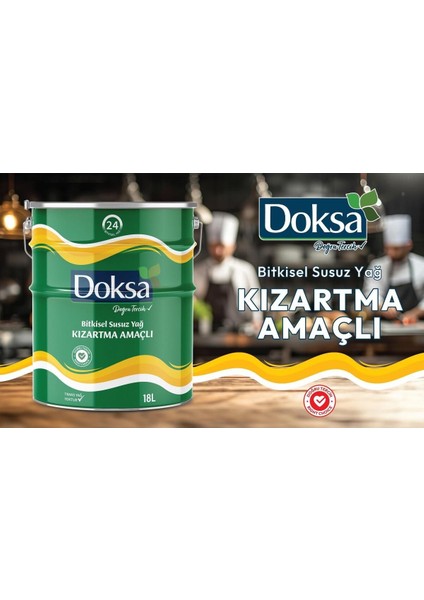 Doksa 18L Bitkisel Susuz Kızartmalık Yağ fiyatları