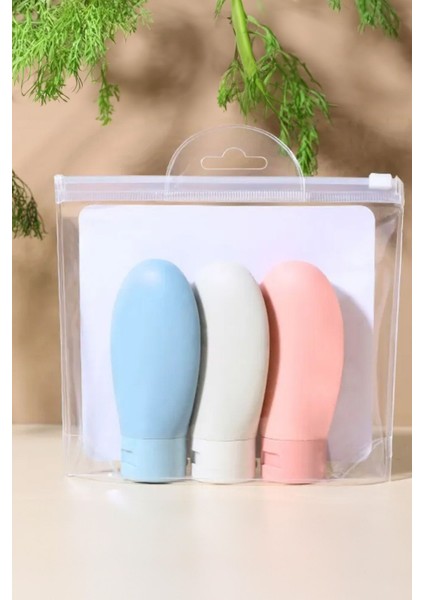 Renkli 3'lü Taşınabilir Krem Sıvı Sabun Jeli Seti, Seyahat Dostu ve Pratik Kullanım fiyatları