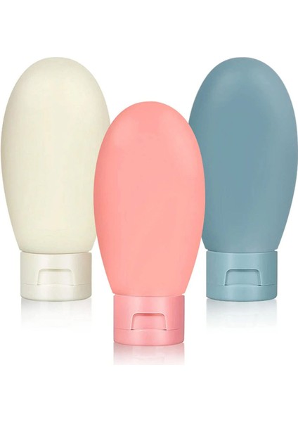 Renkli 3'lü Taşınabilir Krem Sıvı Sabun Jeli Seti, Seyahat Dostu ve Pratik Kullanım indirimleri