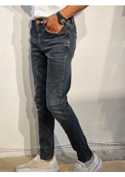 Colins Slim Fıt Model Erkek Koyu Jean Kot Pantolon fiyatları