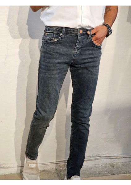 Colins Slim Fıt Model Erkek Koyu Jean Kot Pantolon