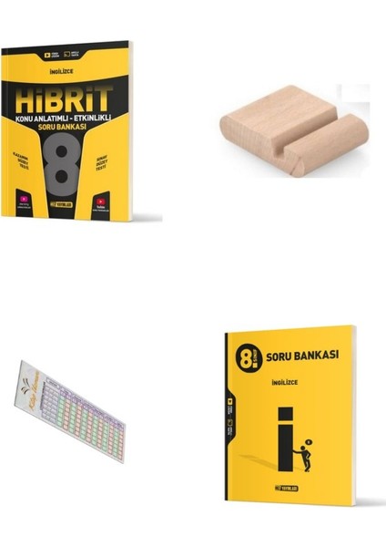 Hız 8.sınıf Ingilizce Hibrit + Soru Bankası Lgs 2026 + Telefon Tutucu+Çözüm Ayracı