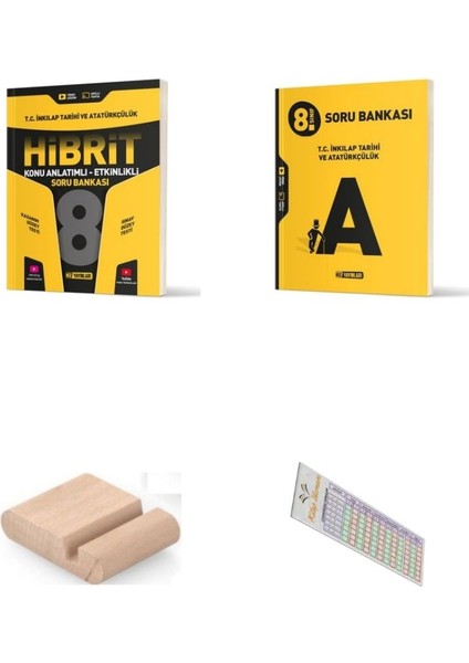 Hız 8.sınıf Inkılap Hibrit + Soru Bankası Lgs 2026 + Telefon Tutucu + Çözüm Ayracı