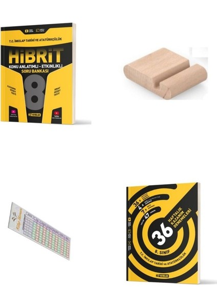 Hız 8.sınıf Inkılap Hibrit Soru + 36 Haftalık Deneme Lgs 2026 + Telefon Tutucu + Çözüm Ayracı