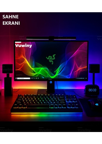 Mobil Uygulamalı Sese Duyarlı Rgb-Ic Adreslenebilir Akıllı USB Ambiyans LED Şerit (5V - 5 Metre)