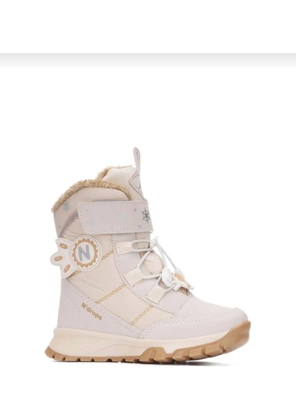 Su Geçirmez Kaymaz Taban Kürklü Kız Çocuk Kar Botu