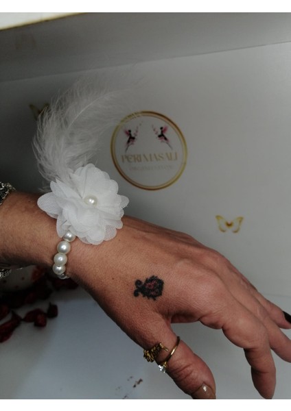 Çiçekli Nedime Bilekliği Söz, Nişan, Düğün, Kına, Nikah,hediyelik -15 Adet