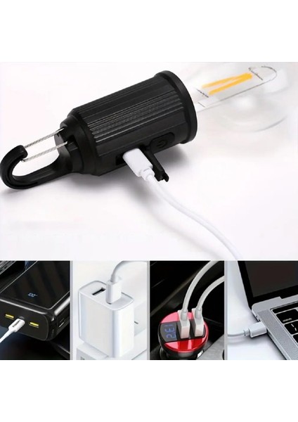 Büro Ev Ofis Yazlık Için Şarj Edielebilir Model Portatif Ampül modelleri