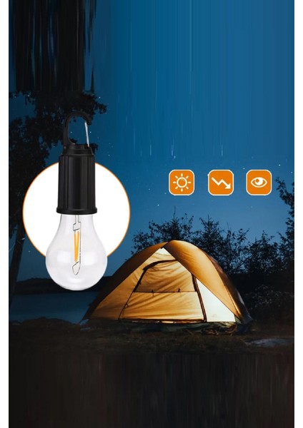 Büro Ev Ofis Yazlık Için Şarj Edielebilir Model Portatif Ampül fırsatları