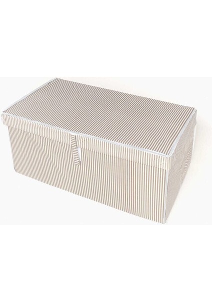 Çok Amaçlı Kutu Mega 60X40X30 cm Bej Kahve Çok Fonksiyonlu Saklama Kutusu fiyatları