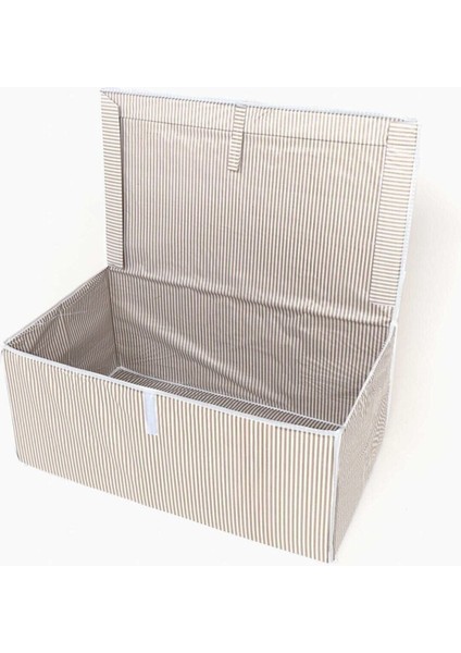 Çok Amaçlı Kutu Mega 60X40X30 cm Bej Kahve Çok Fonksiyonlu Saklama Kutusu modelleri