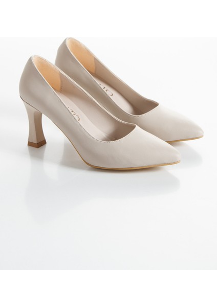 Beyaz Kadın Topuklu Ayakkabı Iş Günlük ve Özel Gün fırsatları