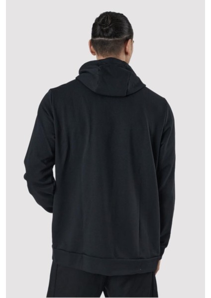 Dri-Fıt Full Zip Erkek Siyah Kapüşonlu Sweatshirt fiyatları