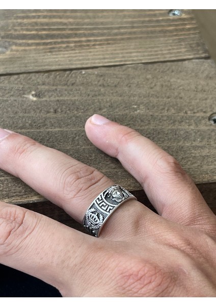 Ayarlanabilir Ölçü 925 Ayar Gümüş Kaplama Klasik Desen Işçilikli Tasarım Yüzük fiyatları