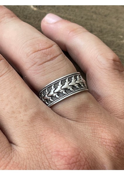 Ayarlanabilir Ölçü 925 Ayar Gümüş Kaplama Klasik Desen Işçilikli Tasarım Yüzük fiyatları