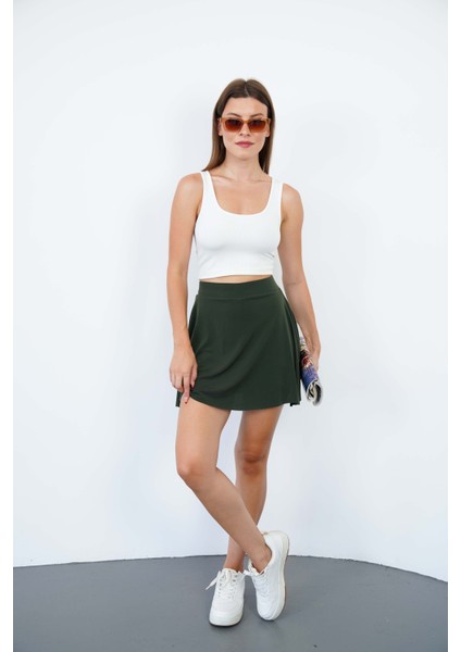 Şort Etek-Haki modelleri