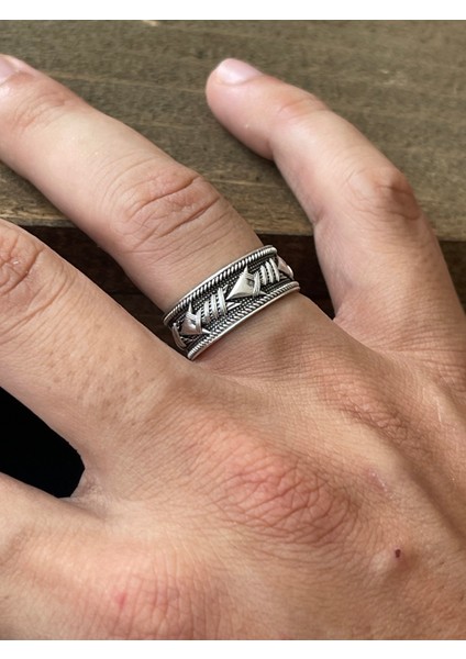Ayarlanabilir Ölçü 925 Ayar Gümüş Kaplama Klasik Desen Işçilikli Tasarım Yüzük fiyatları