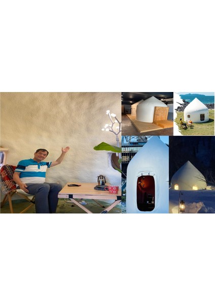 Anlık Ev-İnstant House-Japon Patentli Ürün-Renk:Beyaz.M Yaklaşık 15 m2 fırsatları