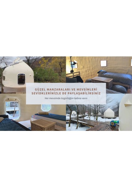 Anlık Ev-İnstant House-Japon Patentli Ürün-Renk:Beyaz.M Yaklaşık 15 m2 fiyatları