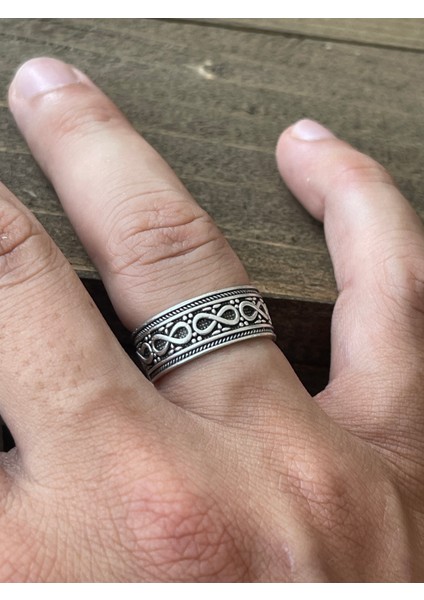 Ayarlanabilir Ölçü 925 Ayar Gümüş Kaplama Klasik Desen Işçilikli Tasarım Yüzük fiyatları