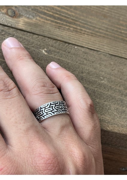 Ayarlanabilir Ölçü 925 Ayar Gümüş Kaplama Klasik Desen Işçilikli Tasarım Yüzük fiyatları